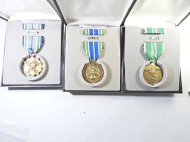 (3) MILITARY MEDALS / BAR AWARDS