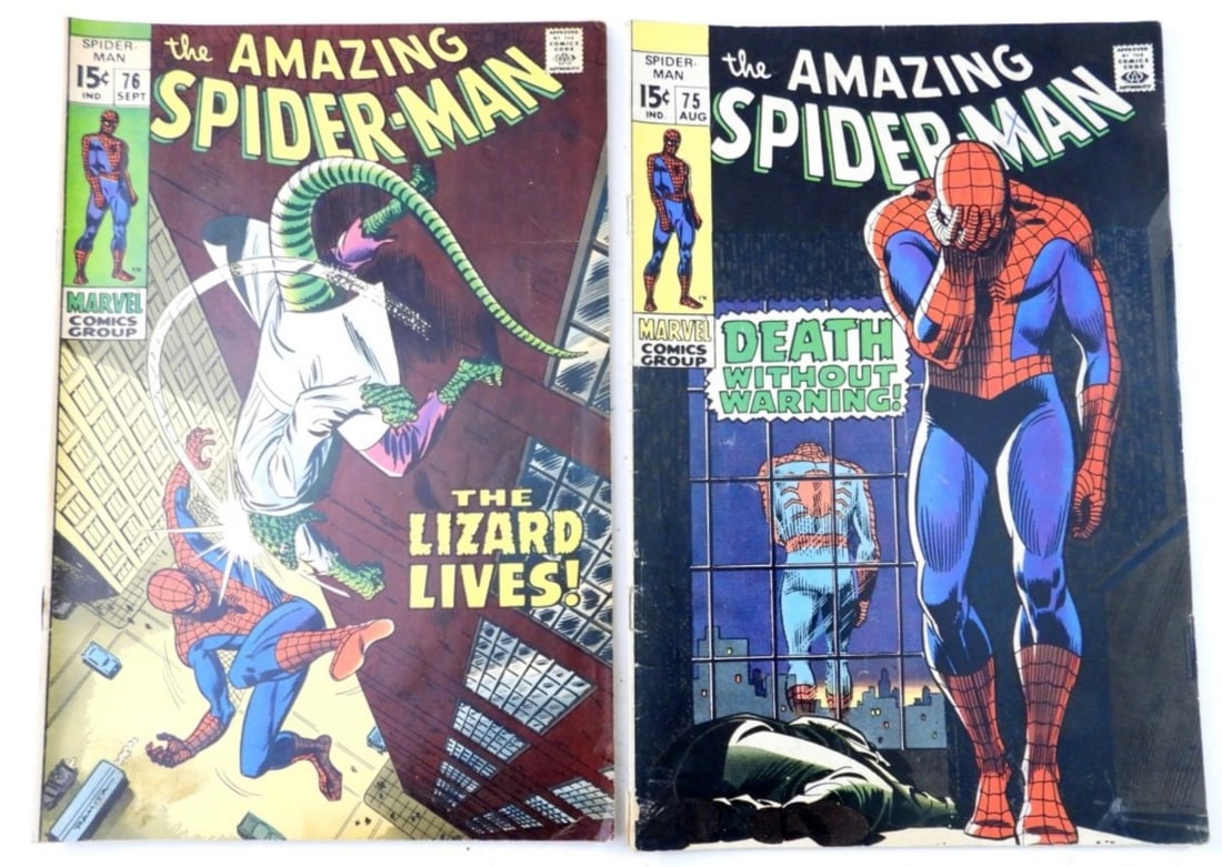 (2) AMAZING SPIDER-MAN #75 & #76: VGs