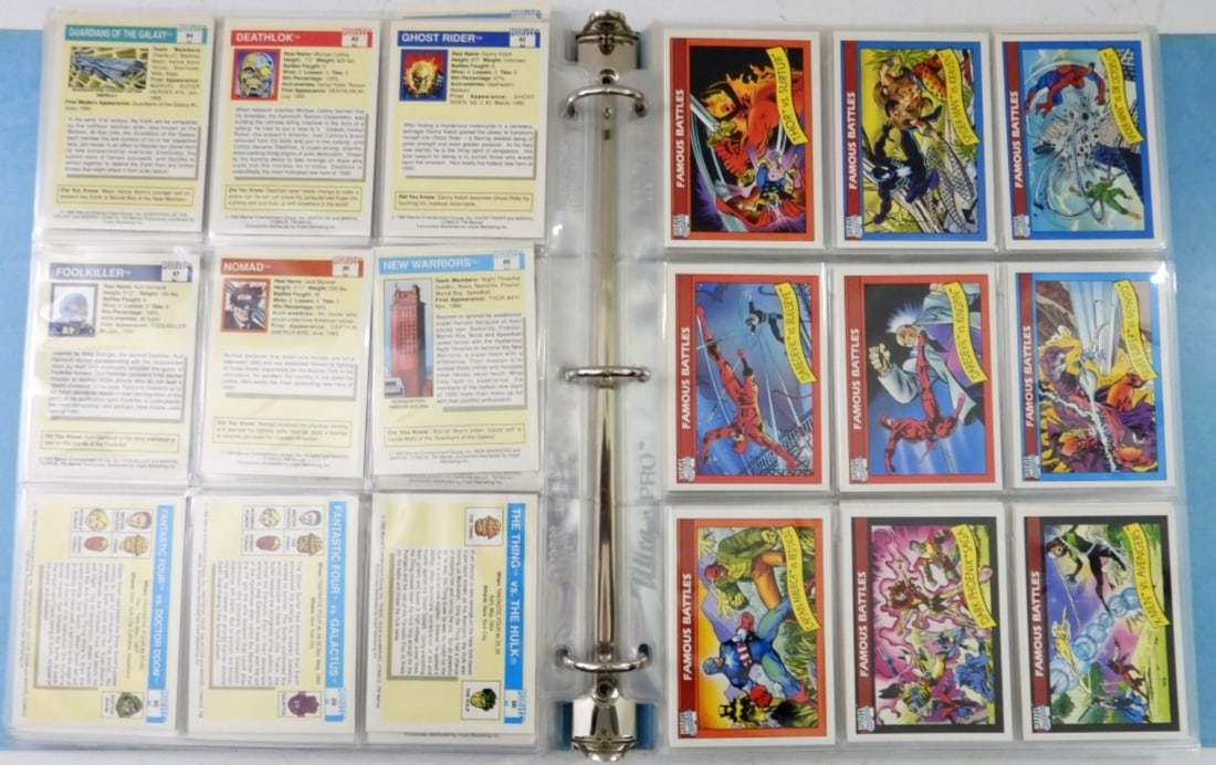 1990 MARVEL COMICS& SUPER HEROES CARDS (1 of 2)