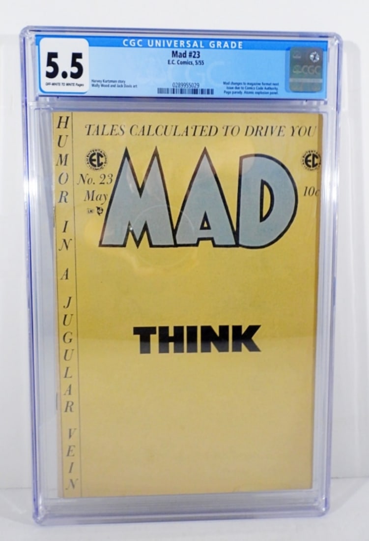 CGC 5.5 MAD #23 (1 of 3)