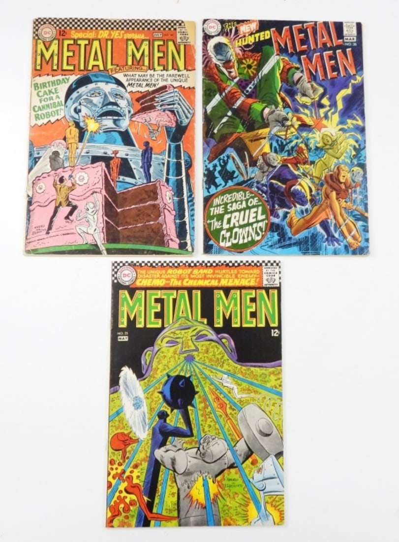 (3) METAL MEN DC COMICS: 1966 #20, (1 of 2)