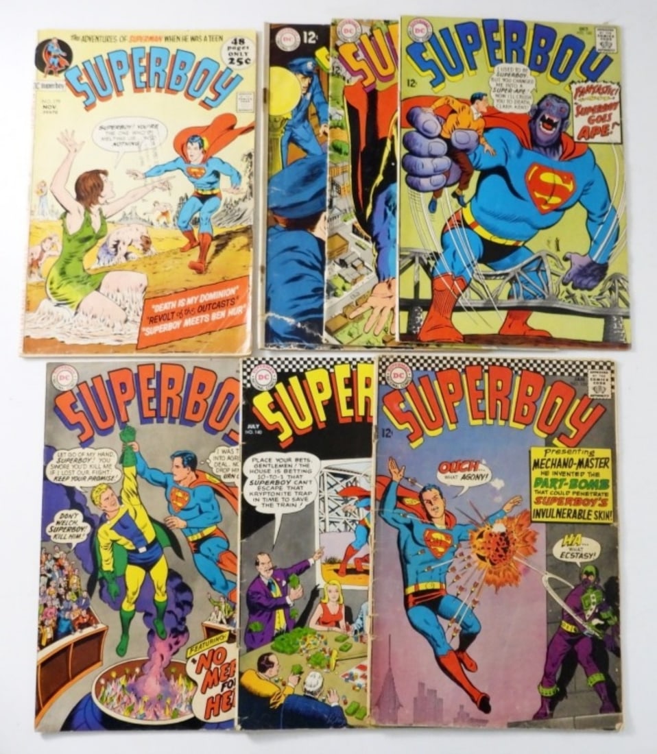 7 12C DC SUPERBOY COMICS (1 of 2)