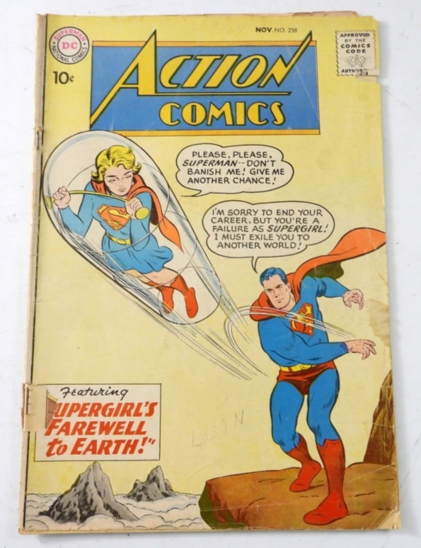 1959  DC 10C ACTION COMICS NO.258 (1 of 3)