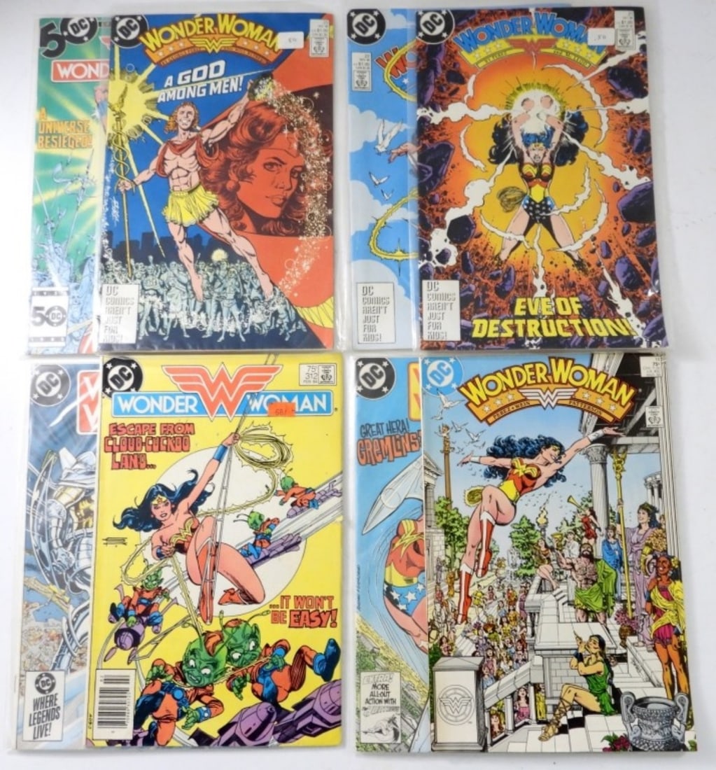 8 DC WONDER WOMAN COMICS (1 of 2)