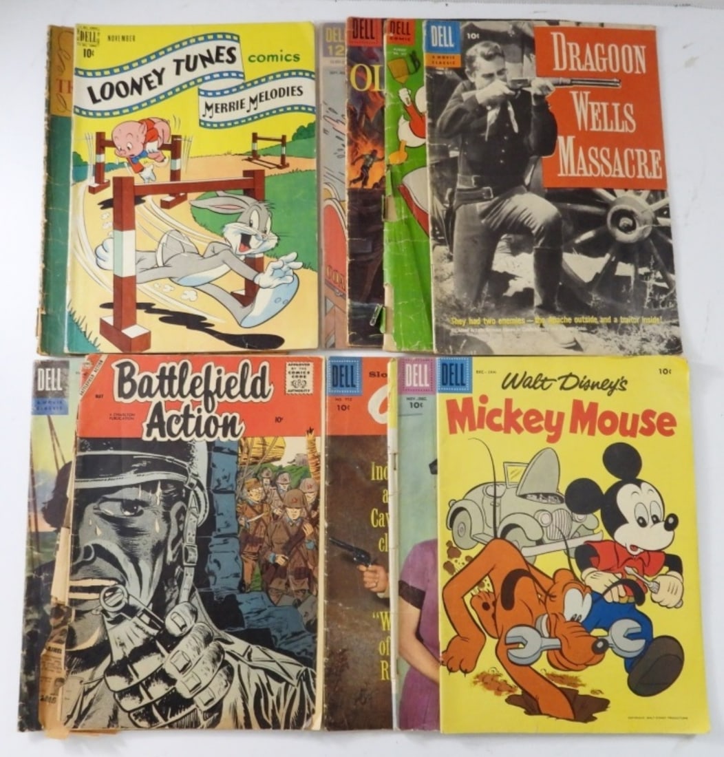(10) DELL LOT w/ I LOVE LUCY COMICS (1 of 2)