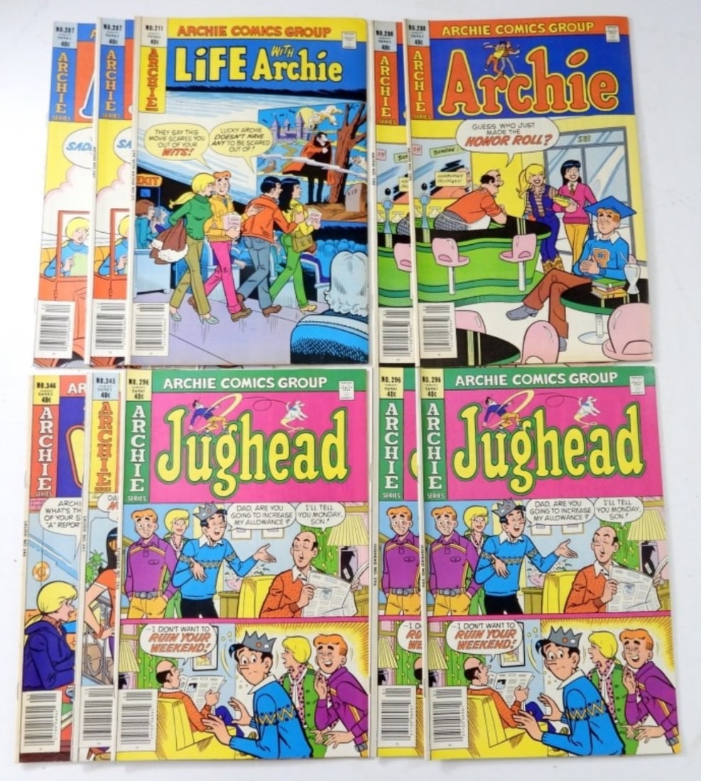 (10) ARCHIE JUGHEAD COMICS (1 of 2)
