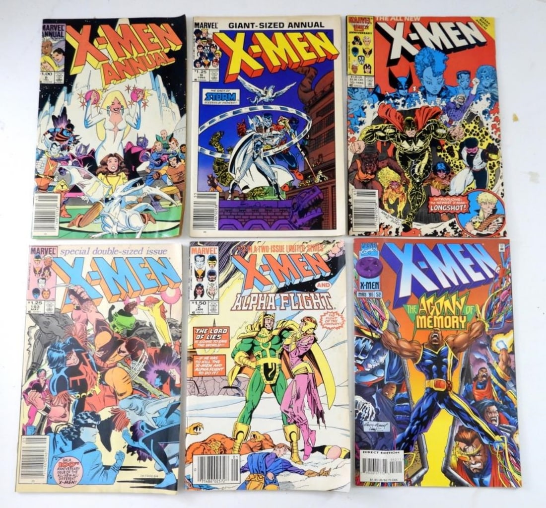 (6) MARVEL X-MEN  MODERN (G/VG) (1 of 2)