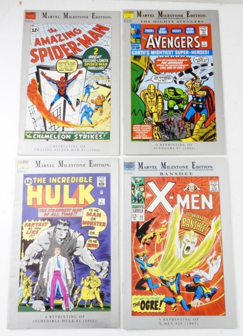 (4)  MARVEL MILESTONE EDITION REPRINTS (1 of 2)