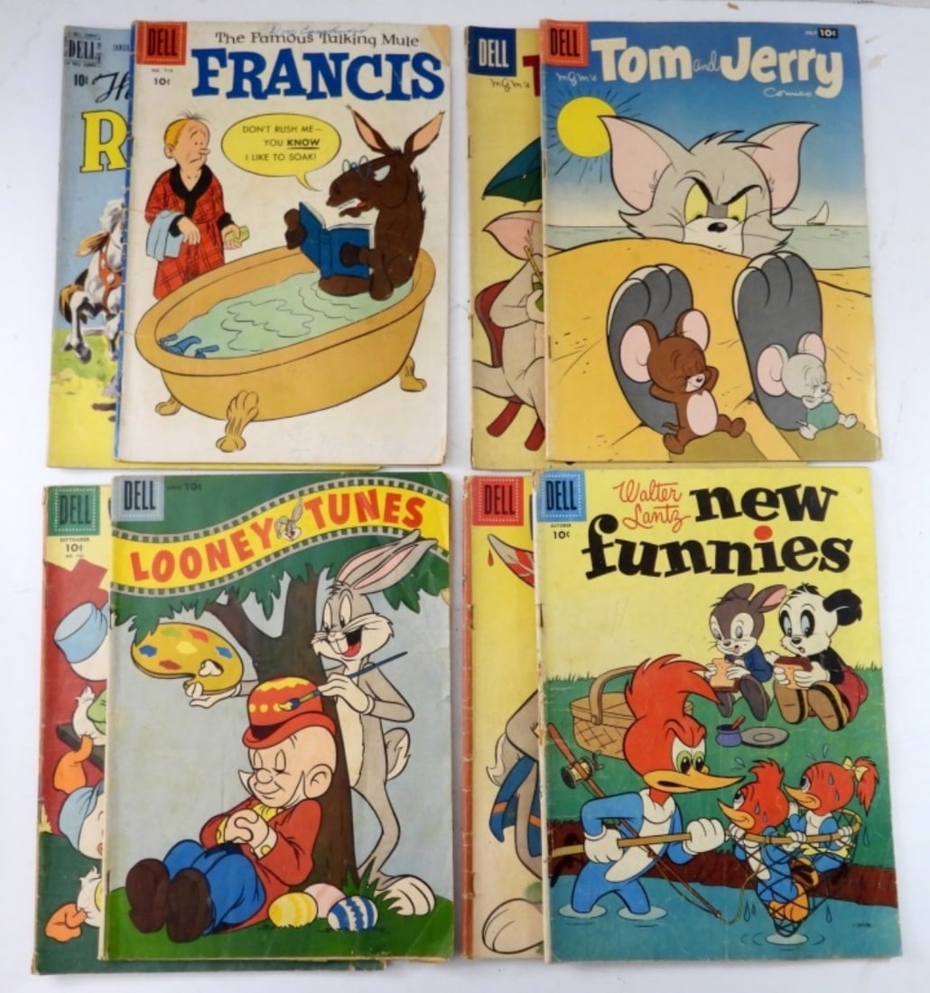 (8) DELL 10c COMIC LOT - LOONEY TUNES (1 of 2)