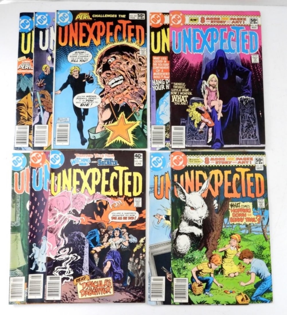 (10) BRONZE DC UNEXPECTED #197-200,202-207 (1 of 2)