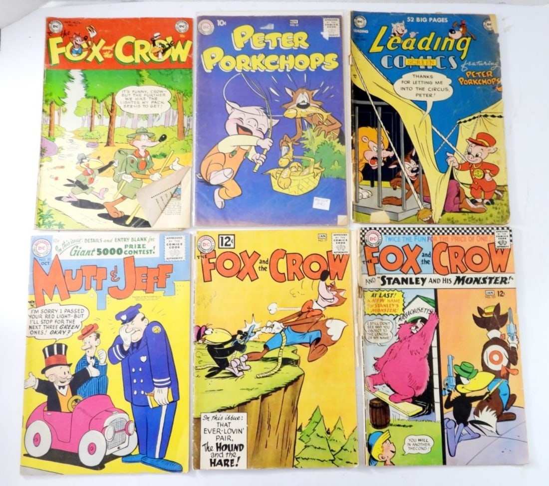 (6)SILVER AGE DC COMICS (3) FOK & CROW & MORE (1 of 2)