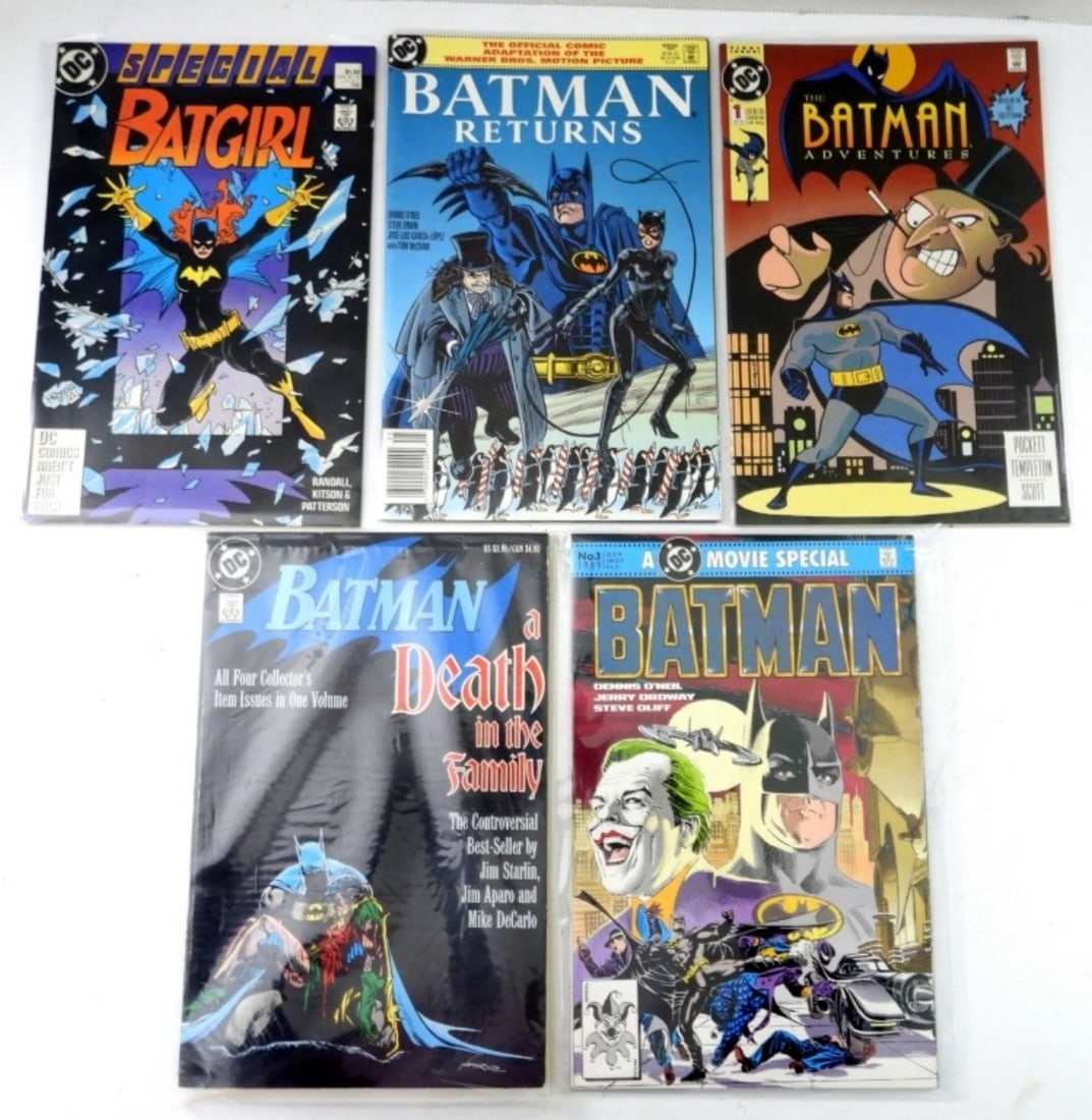 (5) SPECIAL DC COMIC ISSUES & #1 ISSUES (1 of 2)