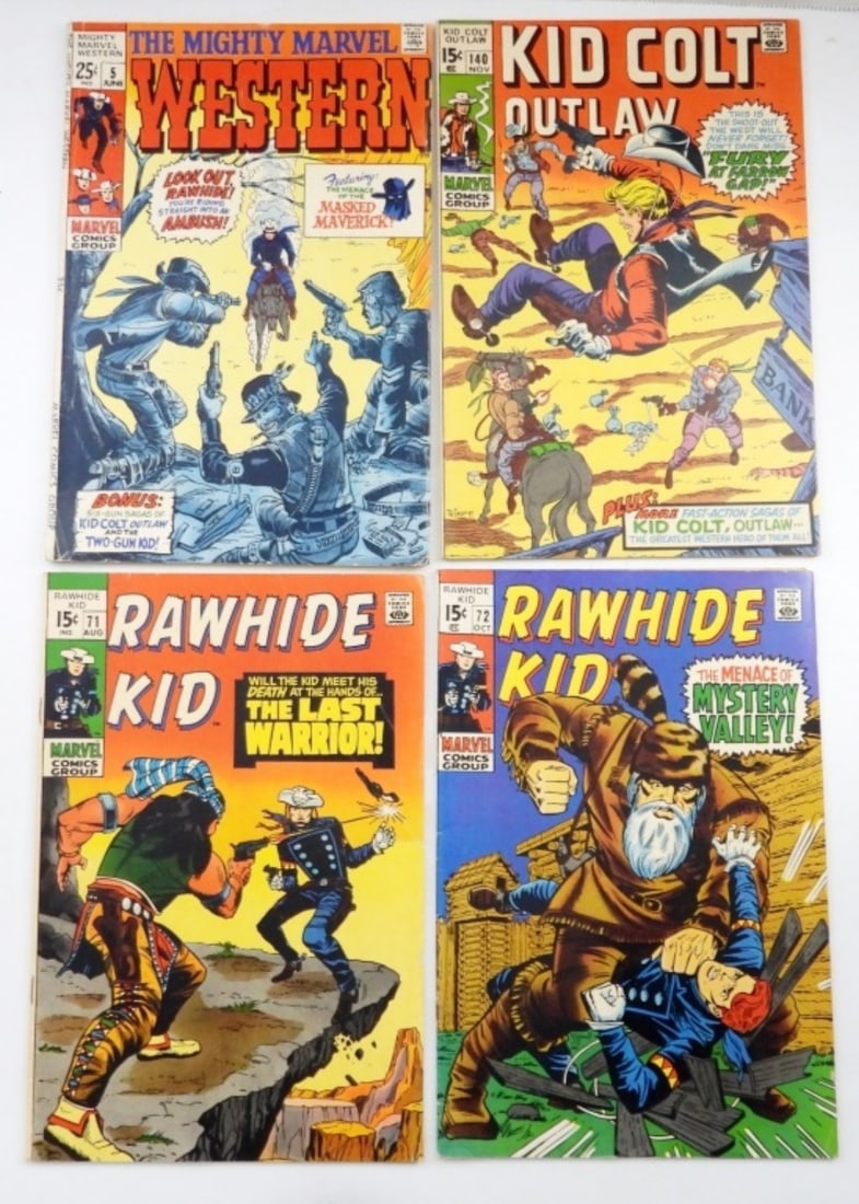 (4) MARVEL WESTERN COMIC BOOKS (1 of 3)