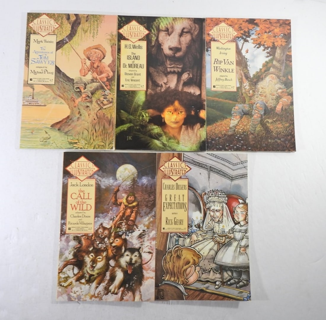 (5) ILLUSTRATED COMICS - NM (1 of 2)