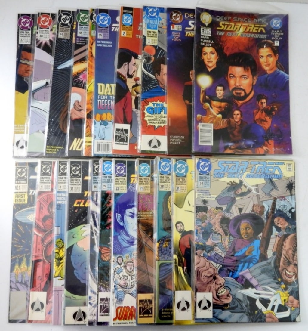 (21) DC STAR TREK COMIC LOT (1 of 3)