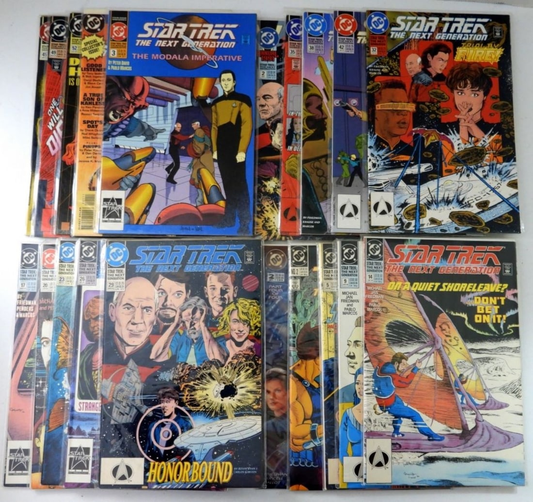 (20) DC STAR TREK COMIC LOT (1 of 3)