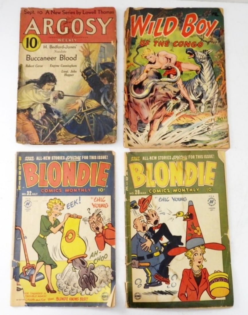VINTAGE COMIC LOT - BRITTLE / RARE (1 of 2)