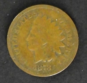 1878 INDIAN HEAD CENT GOOD+