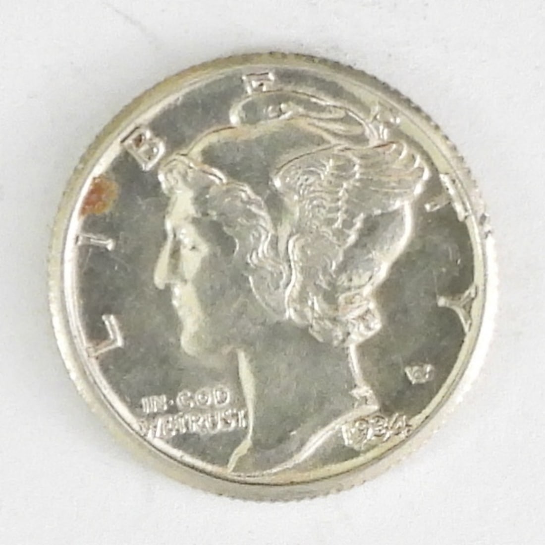 1934 MERCURY DIME - PRETTY COIN (1 of 2)
