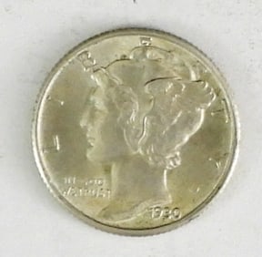 1930 MERCURY DIME - PRETTY COIN
