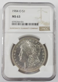 1904-O MORGAN DOLLAR NGC MS-63