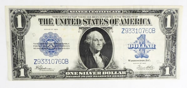1923 HORSE BLANKET  $1 SILVER CERTIFICATE