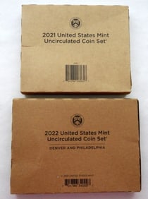 2021 & 2022 SEALED MINT SETS