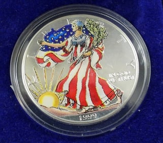 1999 COLORIZED AMERICAN SILVER EAGLE