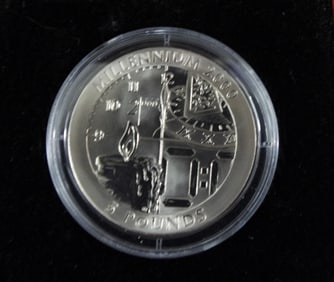 2000 GIBRALTOR MILLENNIUM TITANIUM COIN