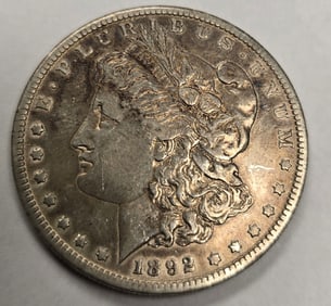 1892-S MORGAN SILVER DOLLAR