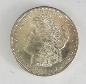 1891-S MORGAN SILVER DOLLAR