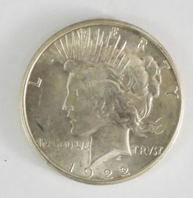 1922-S PEACE SILVER DOLLAR