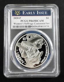 2020-P $1 WOMEN'S SUFFRAGE CENTENNIAL PR69