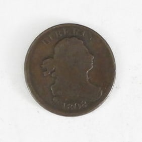 1808 DRAPED BUST HALF CENT
