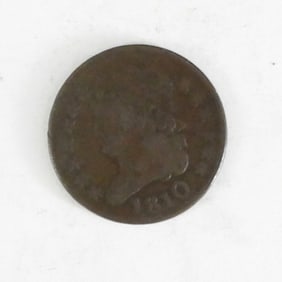 1810 DRAPED BUST HALF CENT