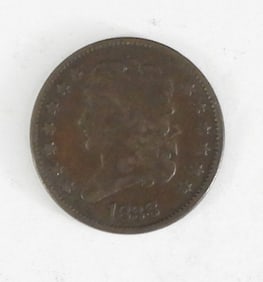 1833 CLASSIC HEAD HALF CENT