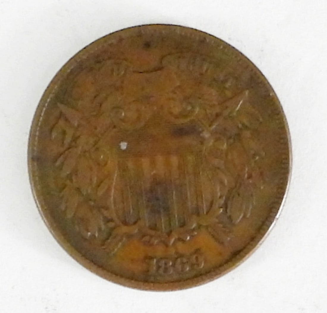 1869 TWO CENT PIECES (1 of 2)