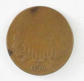 1870 TWO CENT PIECES