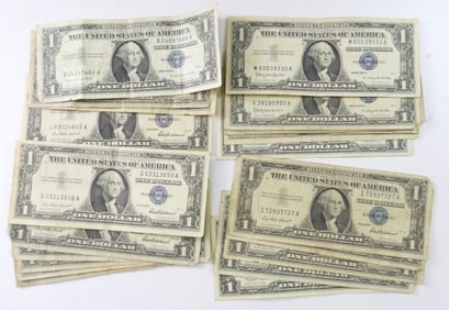 (25) $1 SILVER CERTIFICATES MIXED  LOT