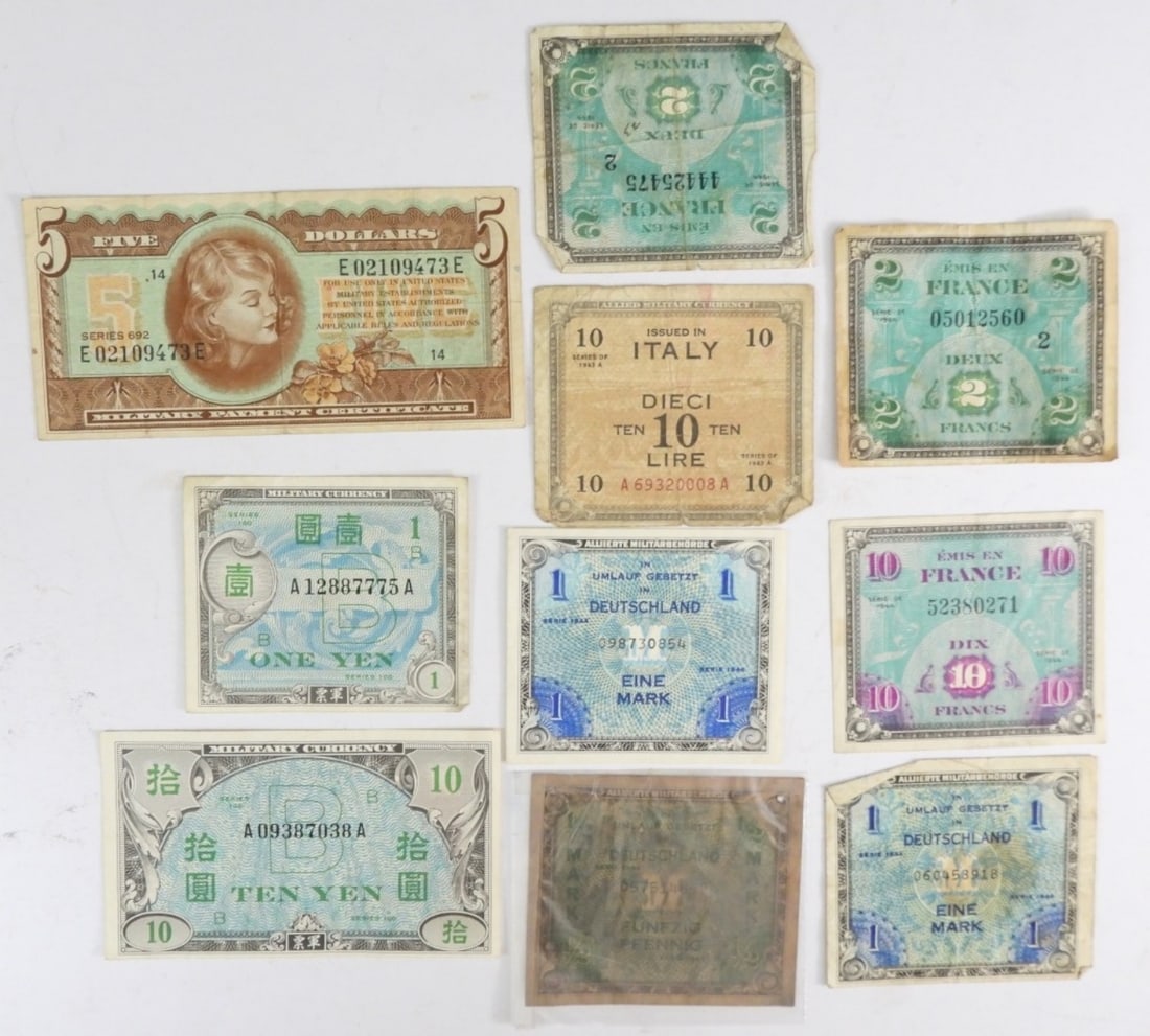 (10) MILITARY PAYMENT  NOTES MIXED (1 of 2)