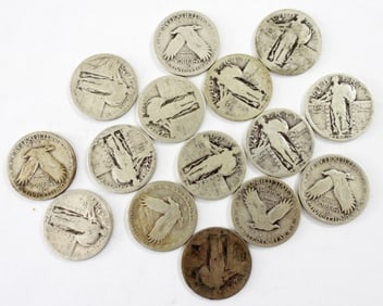 15 - STANDING LIBERTY QUARTERS