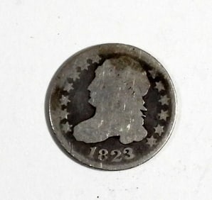 1823/2 CAPPED BUST SILVER DIME