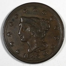 1843 LARGE CENT