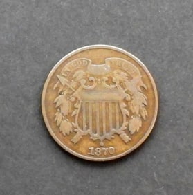 1870 TWO CENT PIECE