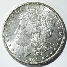 1900-S MORGAN DOLLAR AU