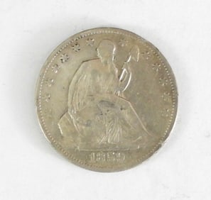 1859 LIBERTY SEATED HALF DOLLAR