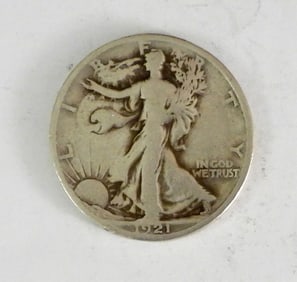 1921 LIBERTY WALKING HALF DOLLAR