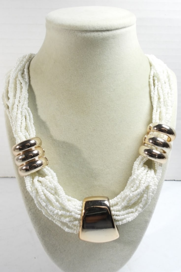 MICRO-BEAD MULTI STRANDED NECKLACE (1 of 4)