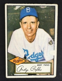 1952 TOPPS #1 ANDY PAFKO