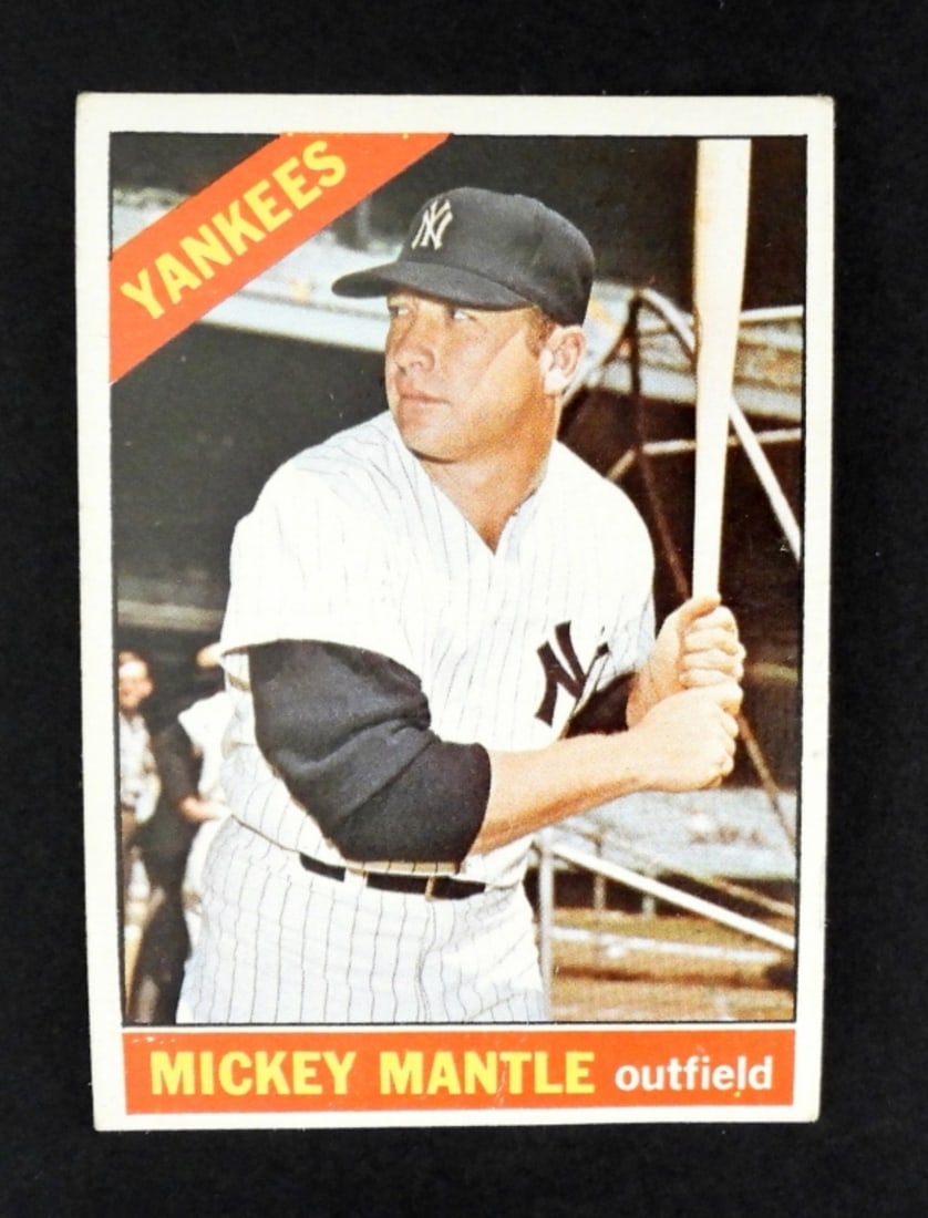 1966 TOPPS #50 MICKEY MANTLE (1 of 2)